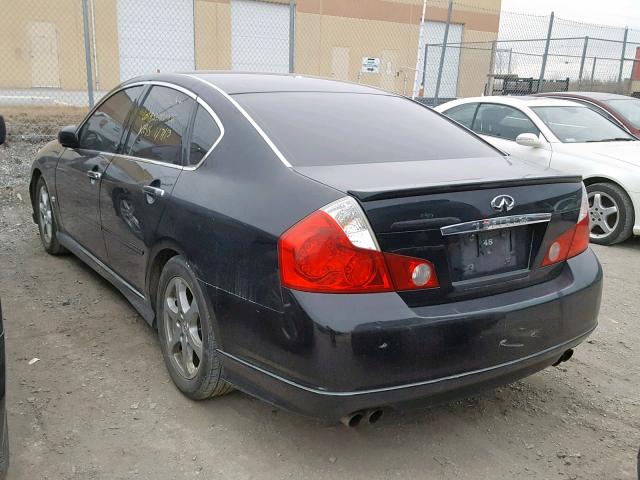 JNKBY01E66M206855 - 2006 INFINITI M45 BASE BLACK photo 3