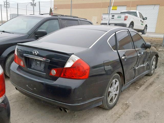 JNKBY01E66M206855 - 2006 INFINITI M45 BASE BLACK photo 4