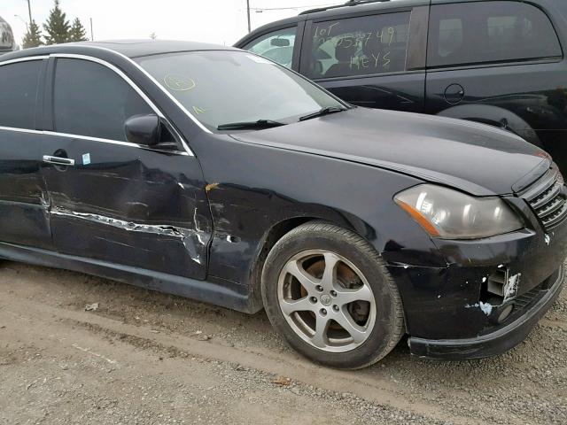 JNKBY01E66M206855 - 2006 INFINITI M45 BASE BLACK photo 9