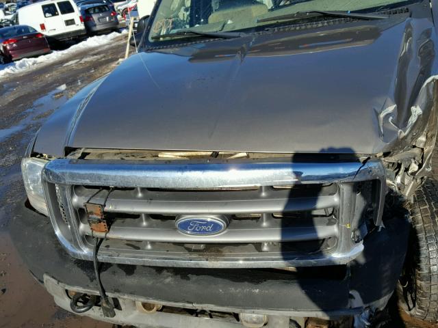 1FTSF31L34EB04671 - 2004 FORD F350 SRW S TAN photo 7