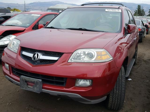 2HNYD18854H535506 - 2004 ACURA MDX TOURIN RED photo 2