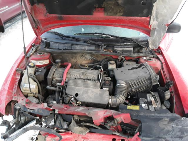 1G2NF52T4YC524047 - 2000 PONTIAC GRAND AM S RED photo 7