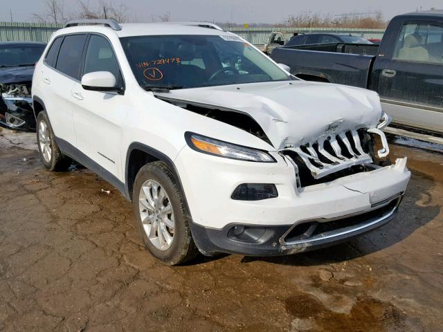 1C4PJMDB9FW729473 - 2015 JEEP CHEROKEE L WHITE photo 1