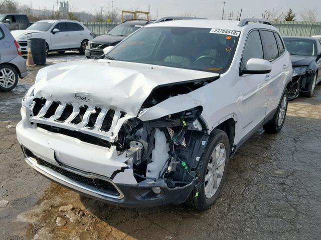 1C4PJMDB9FW729473 - 2015 JEEP CHEROKEE L WHITE photo 2