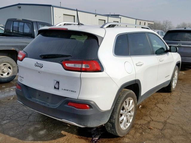 1C4PJMDB9FW729473 - 2015 JEEP CHEROKEE L WHITE photo 4