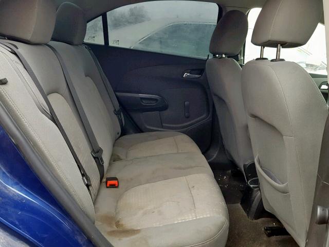 1G1JA5SH4D4159371 - 2013 CHEVROLET SONIC LS 蓝色 照片 6