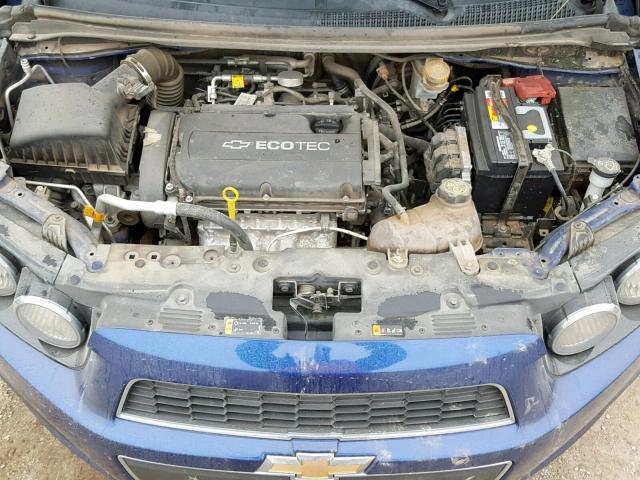 1G1JA5SH4D4159371 - 2013 CHEVROLET SONIC LS 蓝色 照片 7