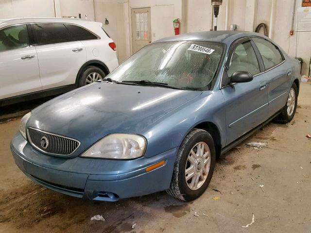 1MEFM50U55A622785 - 2005 MERCURY SABLE GS BLUE photo 2