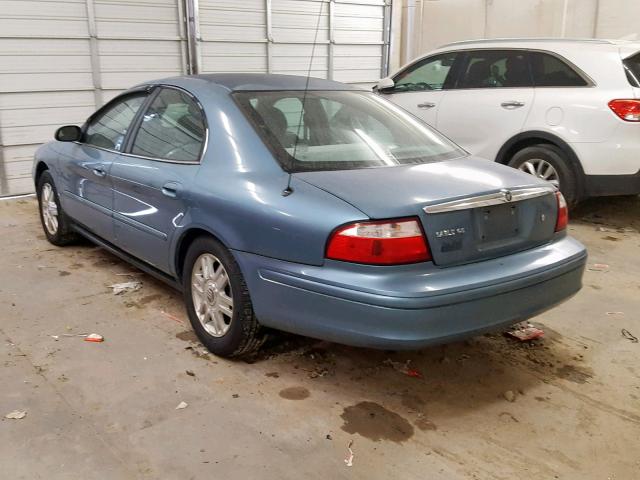 1MEFM50U55A622785 - 2005 MERCURY SABLE GS BLUE photo 3