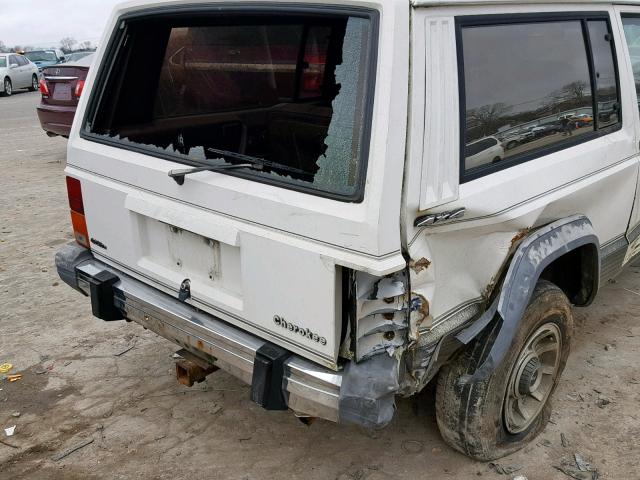 1J4FJ57L3KL536537 - 1989 JEEP CHEROKEE L WHITE photo 9