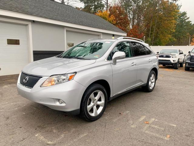 2T2BK1BA1AC072942 - 2010 LEXUS RX 350 SILVER photo 2