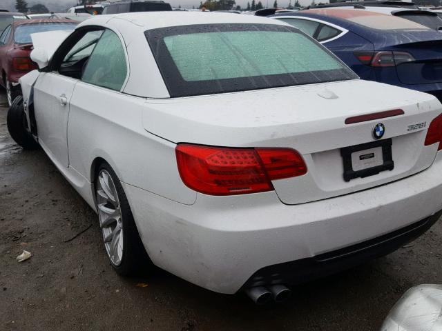 WBADW7C58CE729707 - 2012 BMW 328 I SULE WHITE photo 3