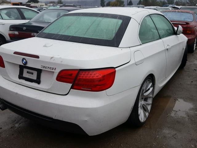 WBADW7C58CE729707 - 2012 BMW 328 I SULE WHITE photo 4