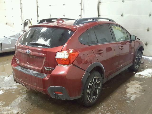 JF2GPAKC7G8262893 - 2016 SUBARU CROSSTREK MAROON photo 4