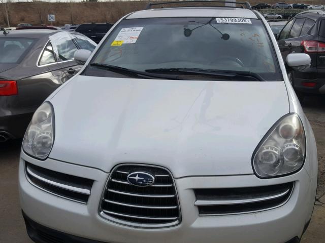 4S4WX82C164425235 - 2006 SUBARU B9 TRIBECA WHITE photo 9