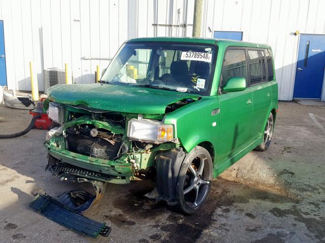 JTLKT334664070253 - 2006 TOYOTA SCION XB Жасыл фото 2