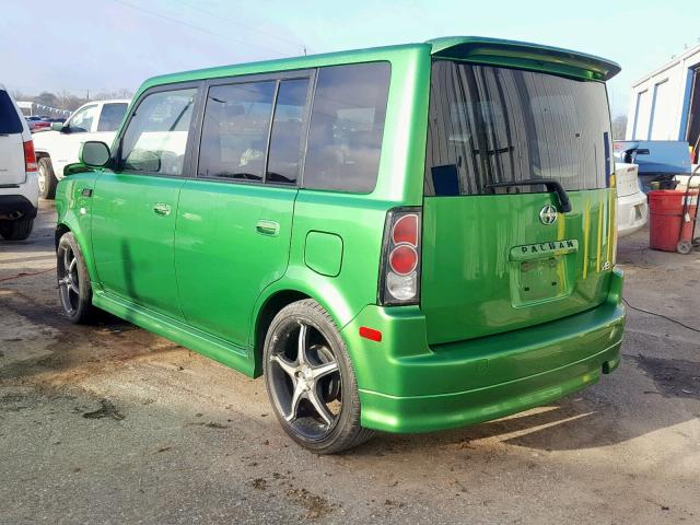 JTLKT334664070253 - 2006 TOYOTA SCION XB Жасыл фото 3