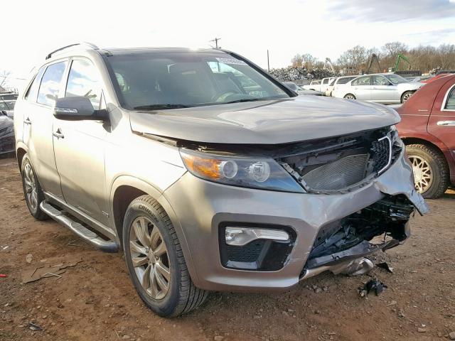 5XYKWDA23CG194813 - 2012 KIA SORENTO SX GRAY photo 1