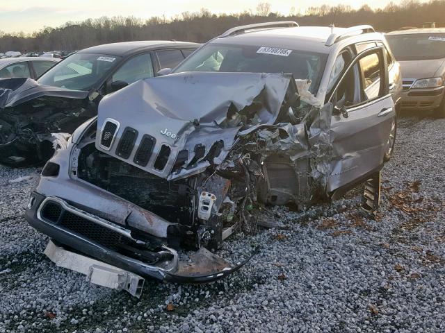 1C4PJLDBXGW362028 - 2016 JEEP CHEROKEE L SILVER photo 2