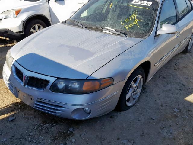 1G2HX54K2Y4142883 - 2000 PONTIAC BONNEVILLE SILVER photo 9