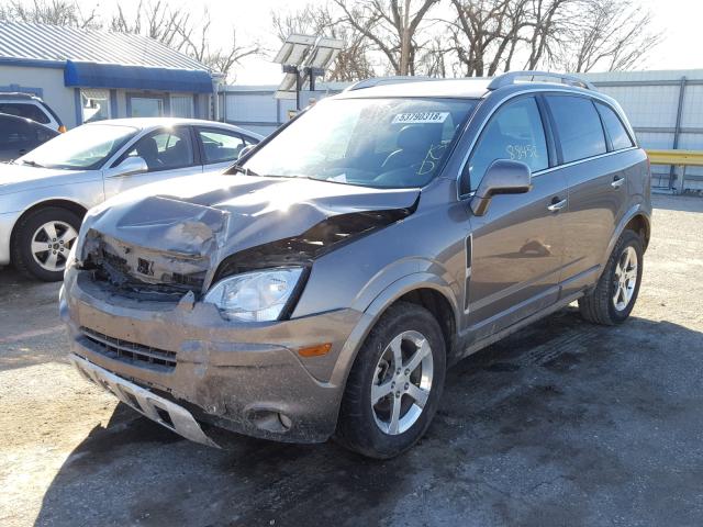 3GNAL3E58CS631231 - 2012 CHEVROLET CAPTIVA SP TAN photo 2