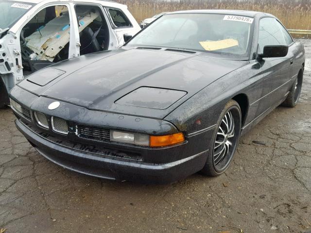 WBAEG2312MCB72066 - 1991 BMW 850 I AUTO BLACK photo 2