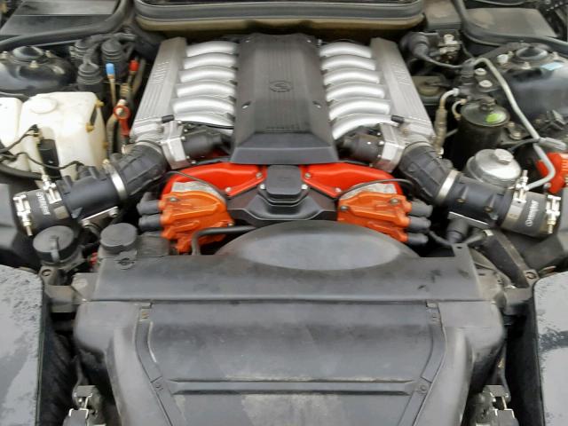 WBAEG2312MCB72066 - 1991 BMW 850 I AUTO BLACK photo 7