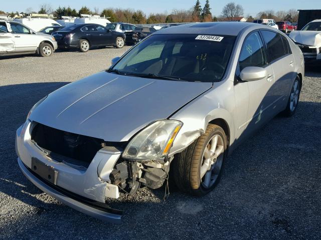 1N4BA41E54C804439 - 2004 NISSAN MAXIMA SE SILVER photo 2