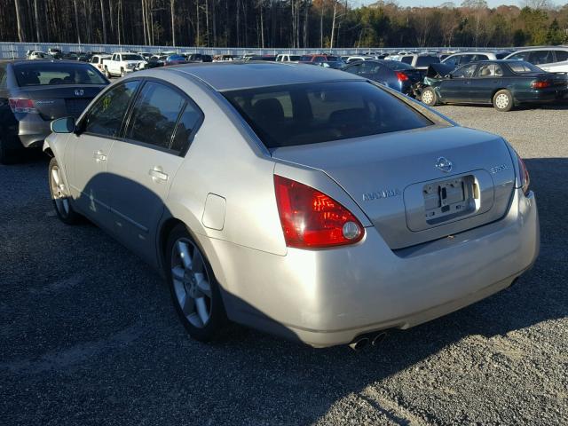 1N4BA41E54C804439 - 2004 NISSAN MAXIMA SE SILVER photo 3