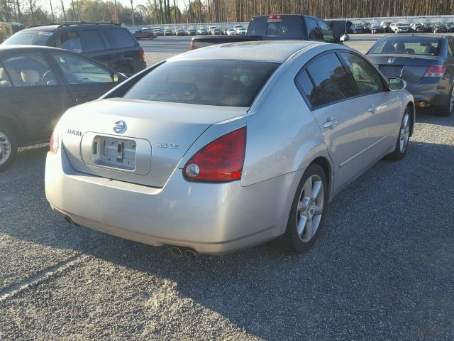 1N4BA41E54C804439 - 2004 NISSAN MAXIMA SE SILVER photo 4