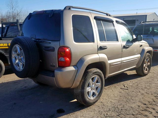 1J4GL58K84W153683 - 2004 JEEP LIBERTY LI BROWN photo 4