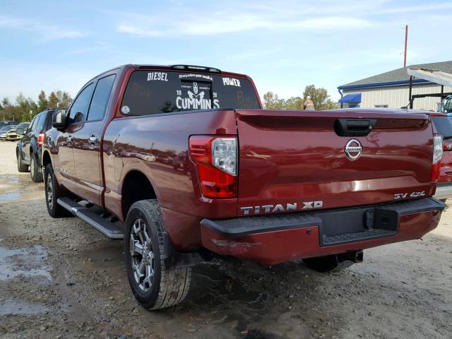 1N6BA1F41HN539714 - 2017 NISSAN TITAN XD S BURGUNDY photo 3