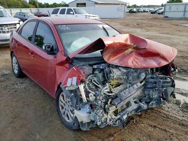 KNAFU4A29A5073164 - 2010 KIA FORTE EX RED photo 1