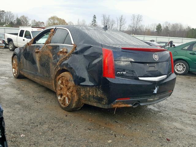 1G6AB5RA2D0127784 - 2013 CADILLAC ATS LUXURY BLACK photo 3