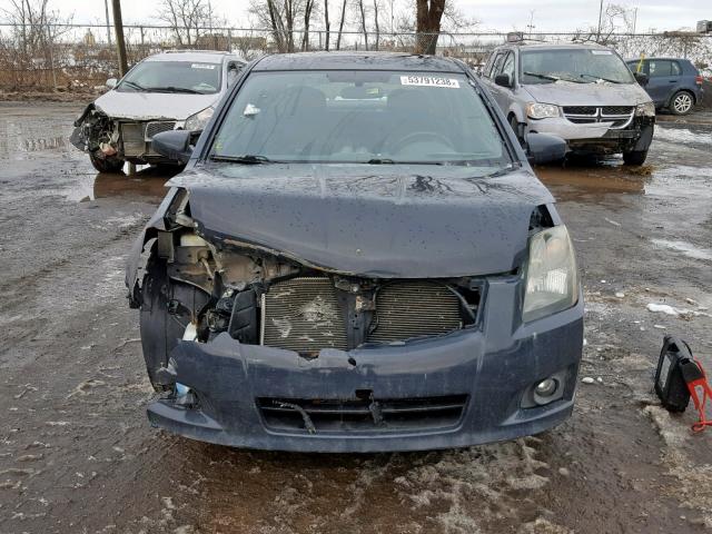 3N1BB61E39L676803 - 2009 NISSAN SENTRA SE- CHARCOAL photo 9