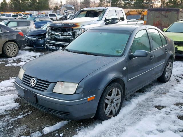 3VWSE69M54M058219 - 2004 VOLKSWAGEN JETTA GLS GRAY photo 2