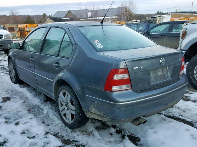 3VWSE69M54M058219 - 2004 VOLKSWAGEN JETTA GLS GRAY photo 3