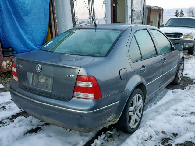 3VWSE69M54M058219 - 2004 VOLKSWAGEN JETTA GLS GRAY photo 4