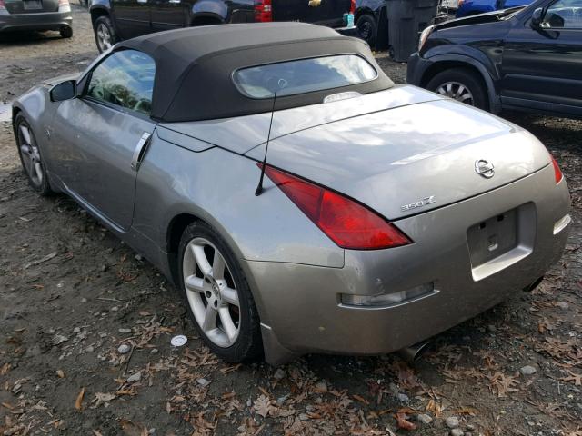 JN1AZ36A95M757591 - 2005 NISSAN 350Z ROADS SILVER photo 3