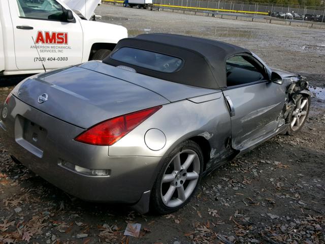 JN1AZ36A95M757591 - 2005 NISSAN 350Z ROADS SILVER photo 4