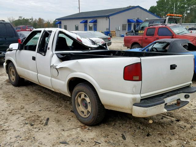 1GTCS19W7Y8138331 - 2000 GMC SONOMA WHITE photo 3