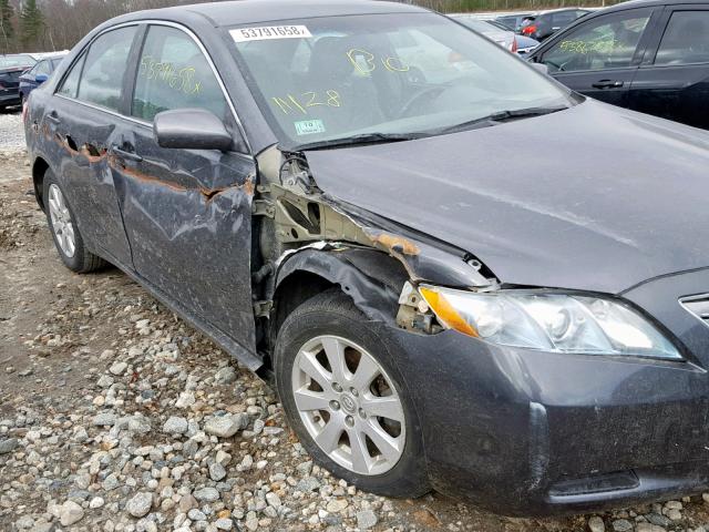 4T1BB46KX9U092898 - 2009 TOYOTA CAMRY HYBR GRAY photo 9