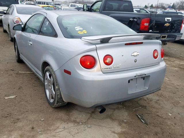 1G1AM15B767823543 - 2006 CHEVROLET COBALT SS SILVER photo 3