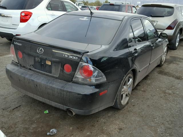 JTHBD192940088400 - 2004 LEXUS IS 300 BLACK photo 4