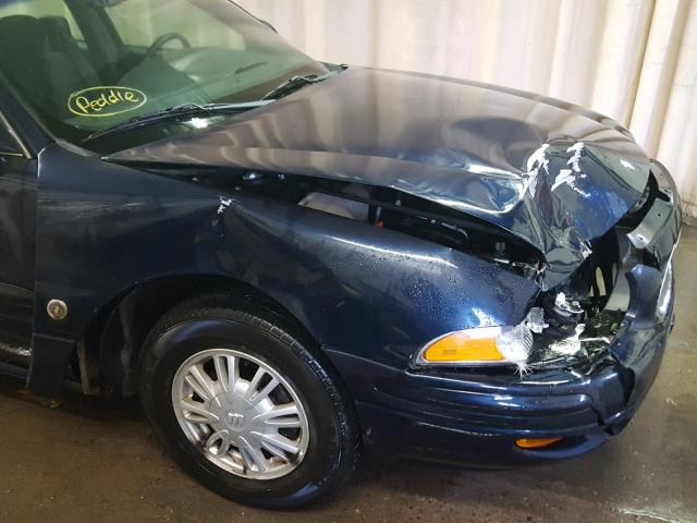 1G4HP52K434188380 - 2003 BUICK LESABRE CU BLUE photo 9