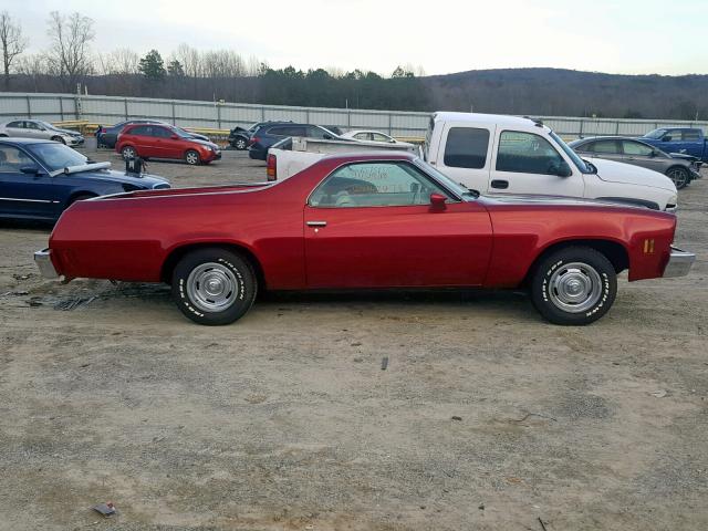 1D80K3B493558 - 1973 CHEVROLET EL CAMINO RED photo 10