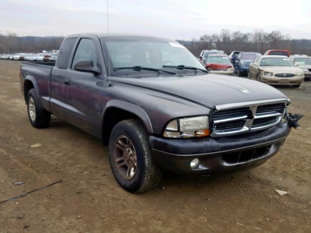 1D7GL32KX4S713106 - 2004 DODGE DAKOTA SPO CHARCOAL photo 1