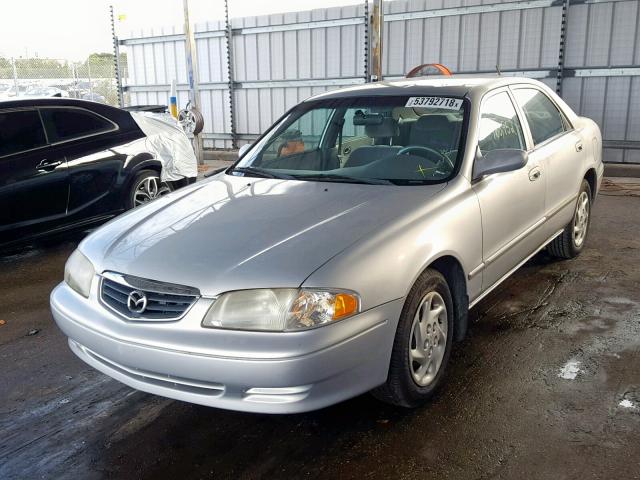 1YVGF22C1Y5114193 - 2000 MAZDA 626 ES SILVER photo 2