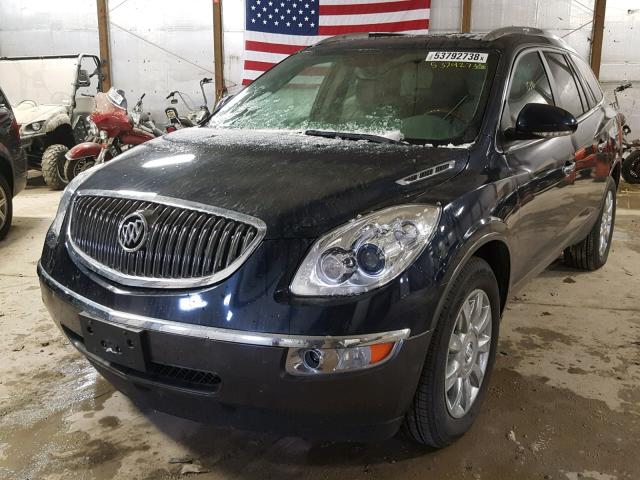 5GAKVCED7BJ243570 - 2011 BUICK ENCLAVE CX BLUE photo 2