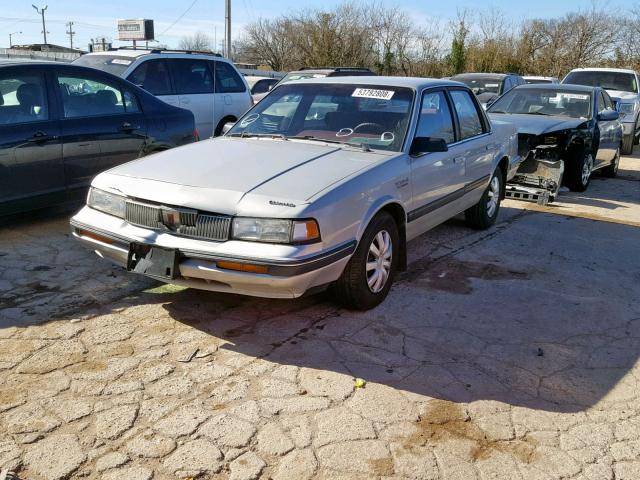 1G3AL54N7N6352317 - 1992 OLDSMOBILE CUTLASS CI SILVER photo 2